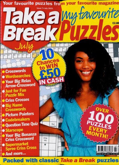 Take a Break My Favourite Puzzles Magazine