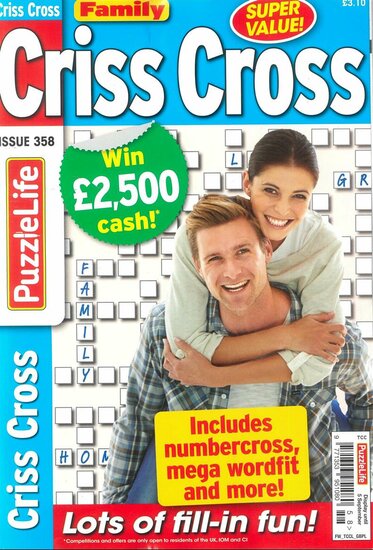 PuzzleLife Family Criss Cross Magazine